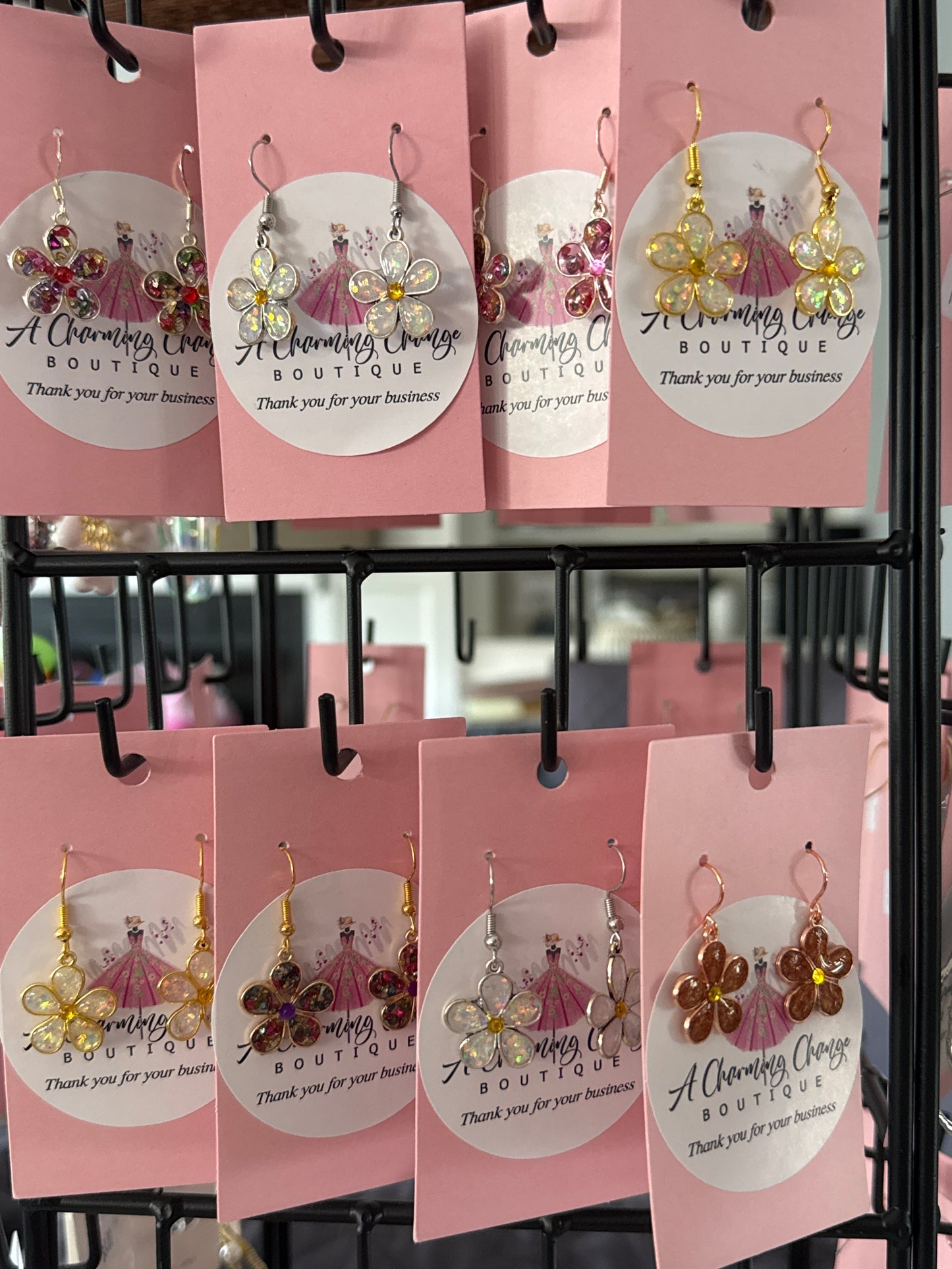 Glass And Garden Earrings