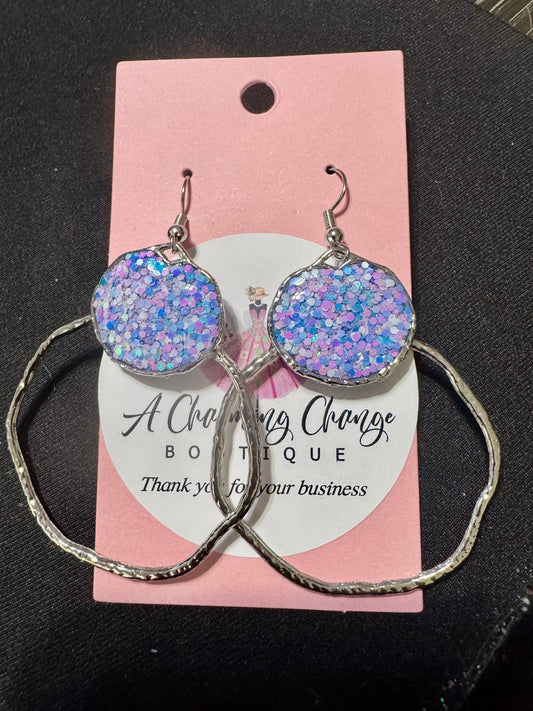 Sparkle In Blue Earrings