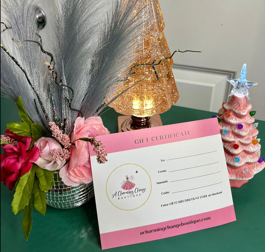 A Charming Little Gift Certificate