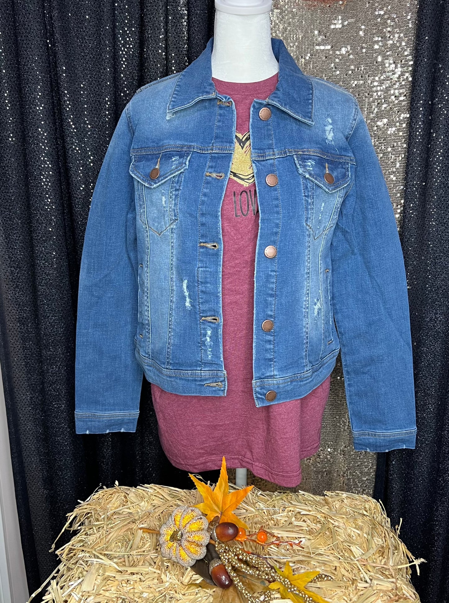 Bold In Blue Denim Jacket (IN STOCK)