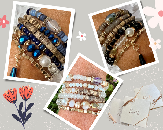 Stackable And Stylish Beaded Bracelet (IN STOCK)