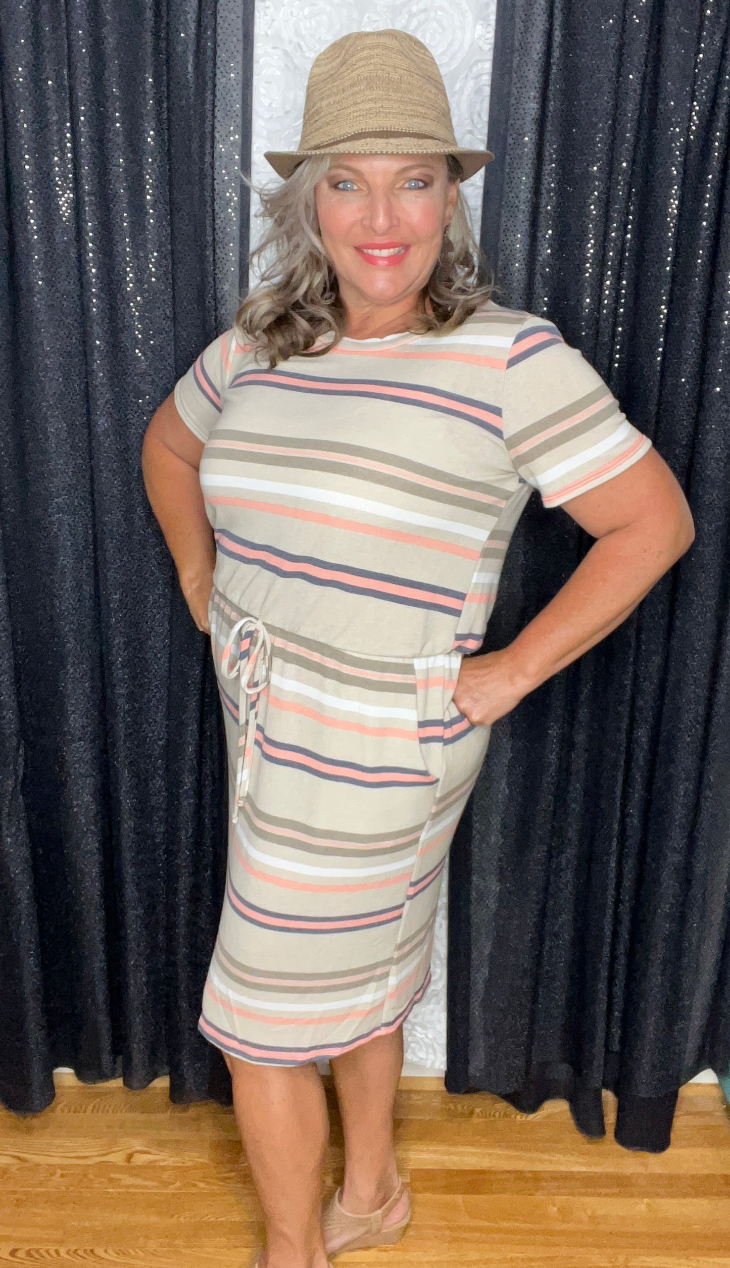 Stellar In Stripes T-shirt Dress