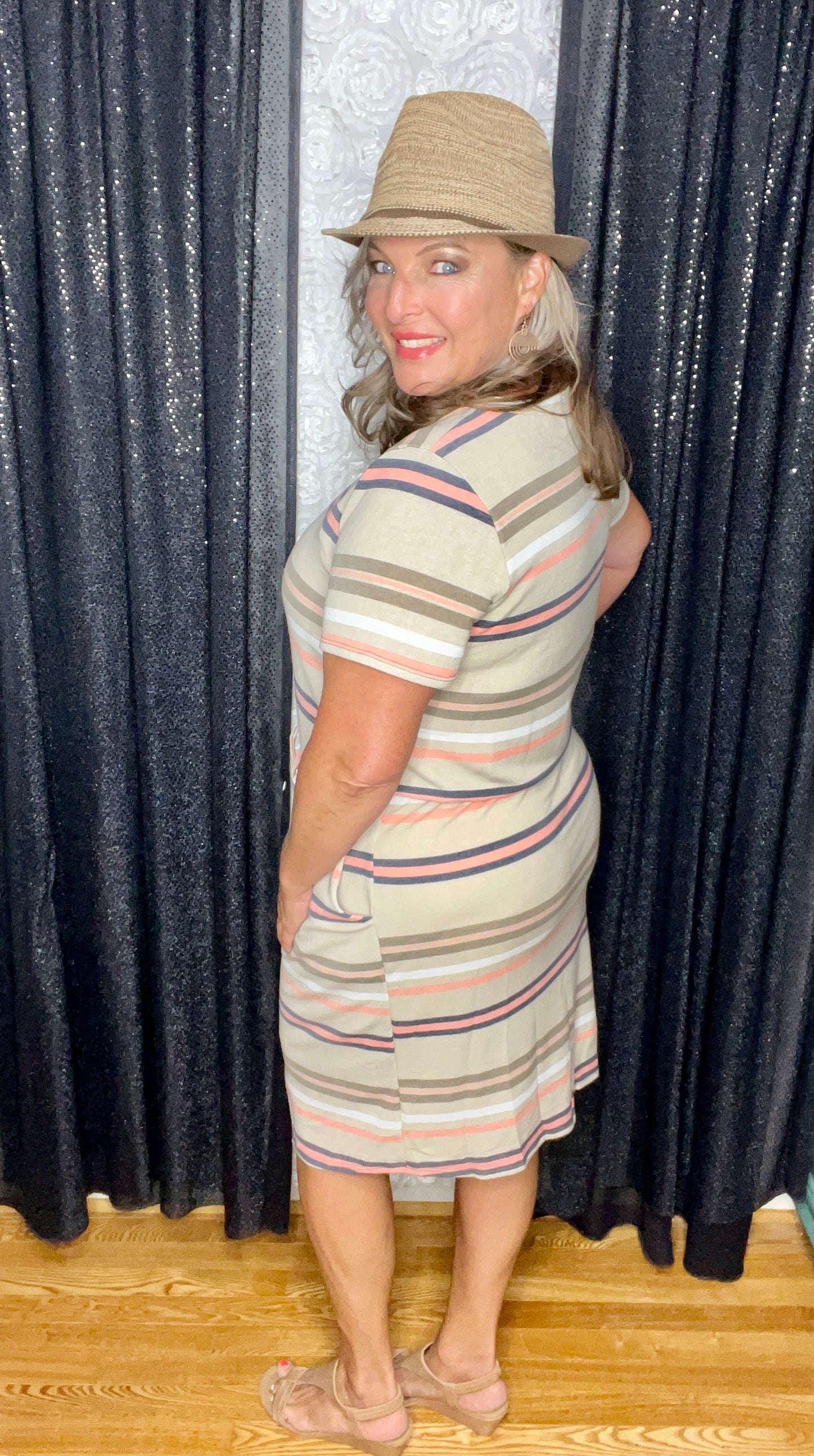 Stellar In Stripes T-shirt Dress
