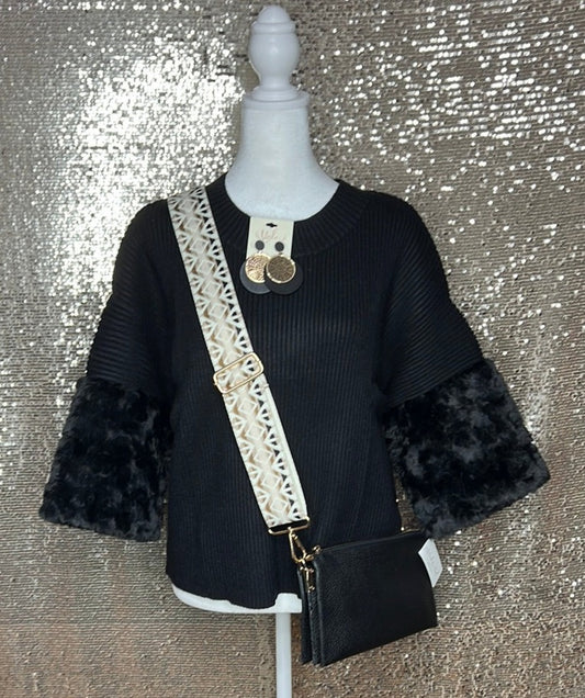 Black and Boujee Sweater (IN STOCK)