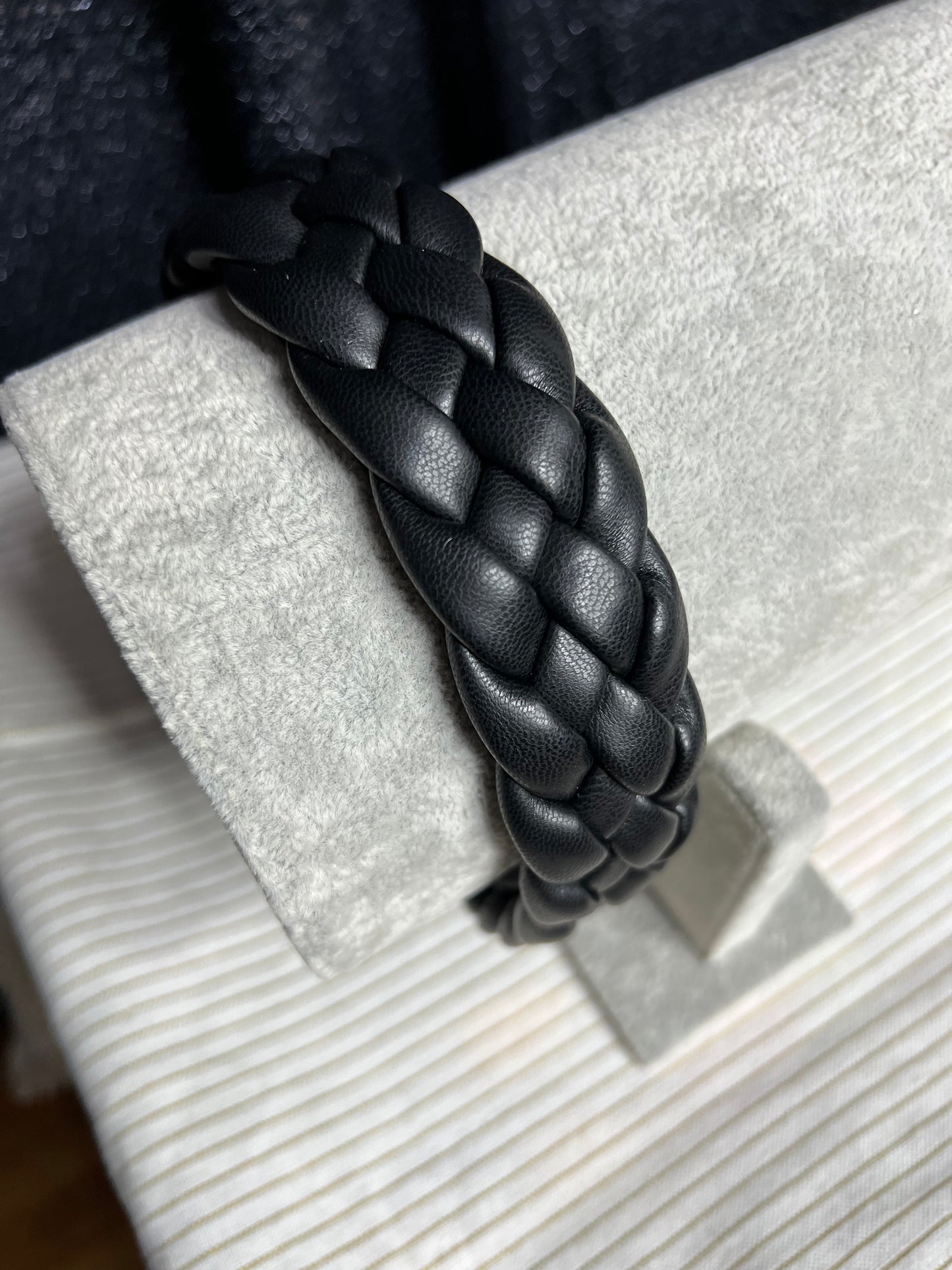 Braided Beauty In Black Headband