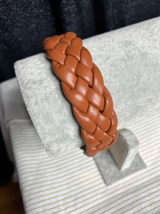 Braided Beauty in Cognac Headband