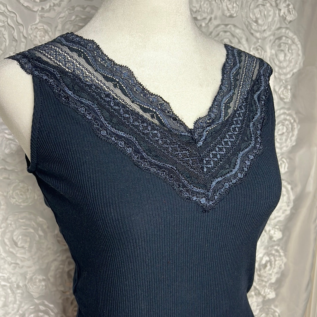 Easy To Layer Tanks Dark Navy (IN STOCK)