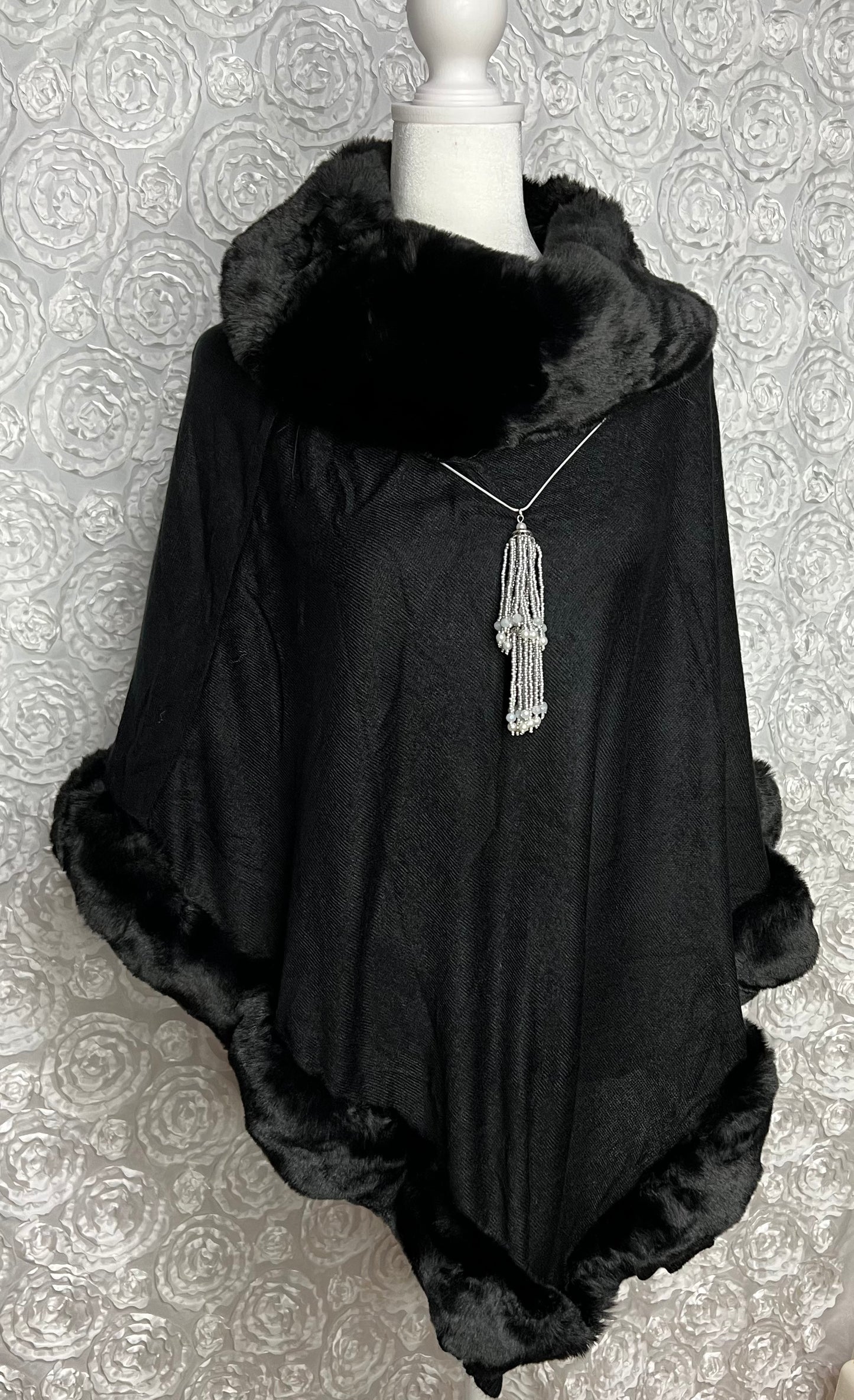 Luxury and Lush Poncho (IN STOCK)