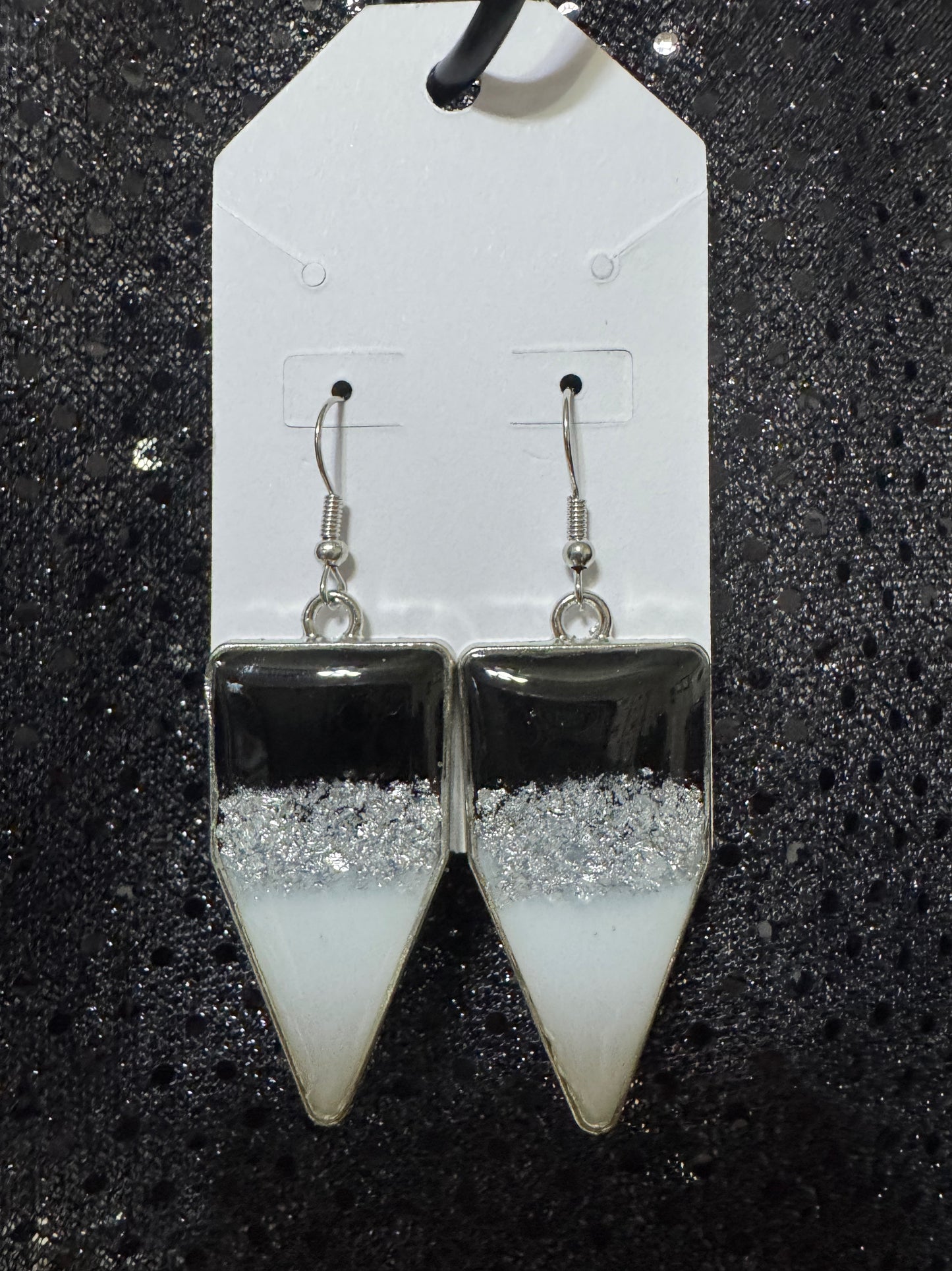 It's ALL Black And White Earrings