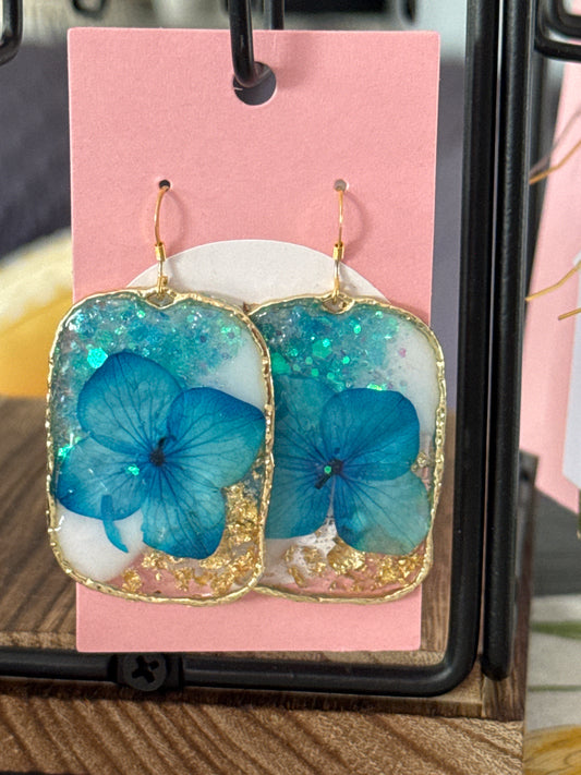 Blue Mood Dangle Earrings