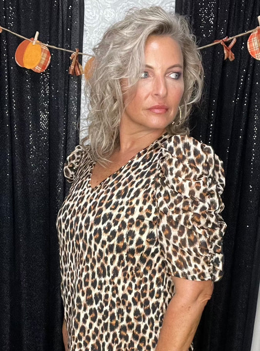 Hear Her Rawr - Leopard Print Top (IN STOCK)
