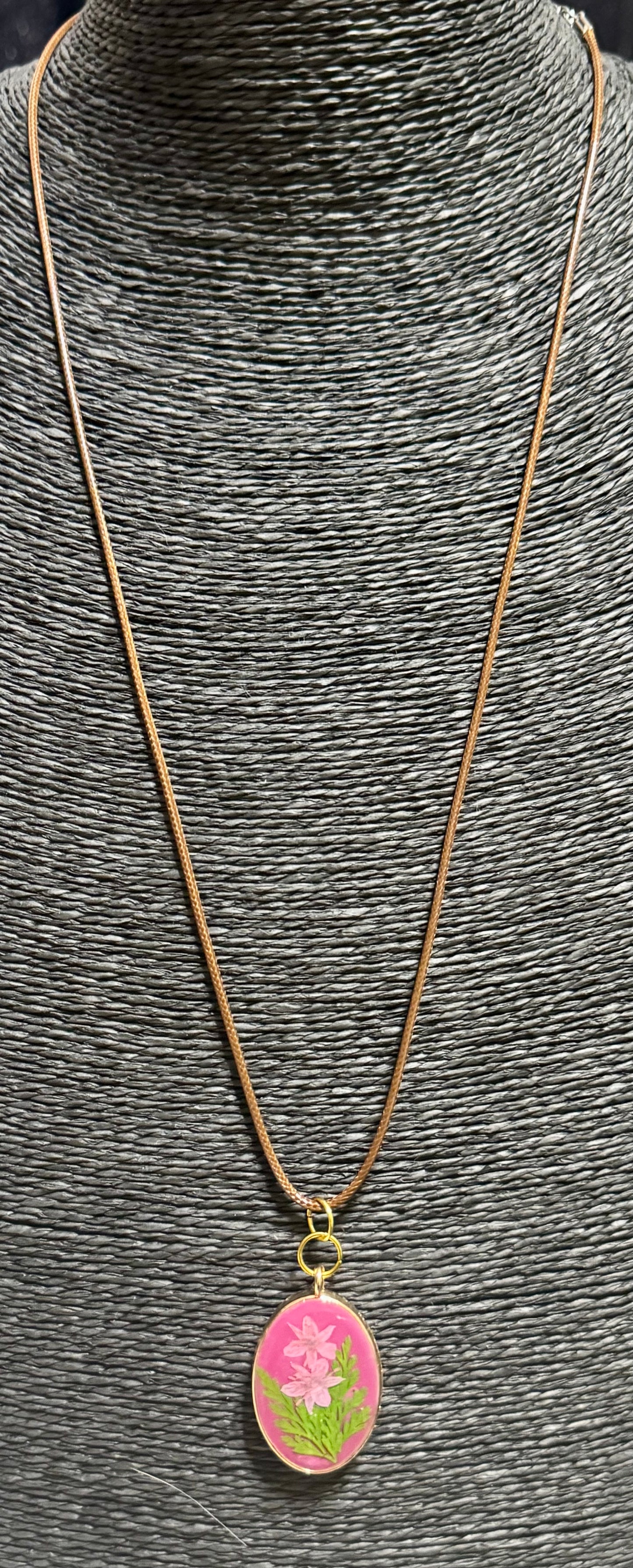 Tickled Pink Pendant Necklace