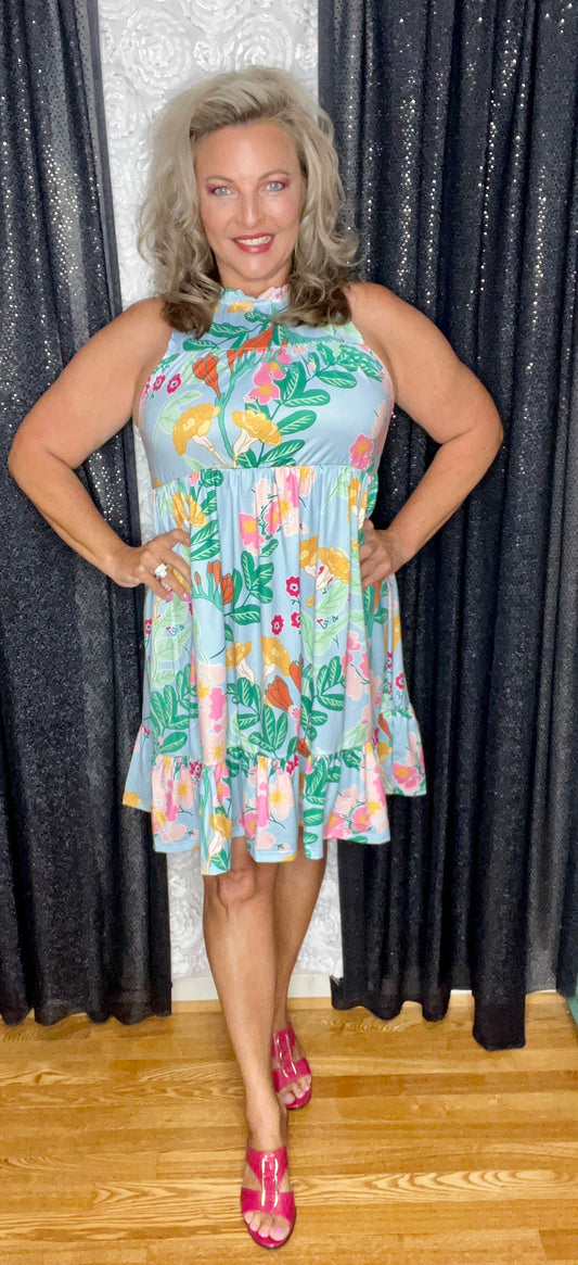 Hot In A Halter Dress (IN STOCK)