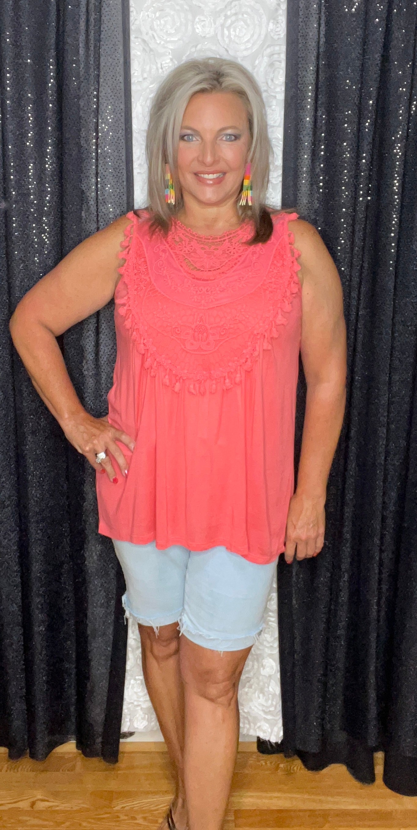Love It In Lace Tank (IN STOCK)