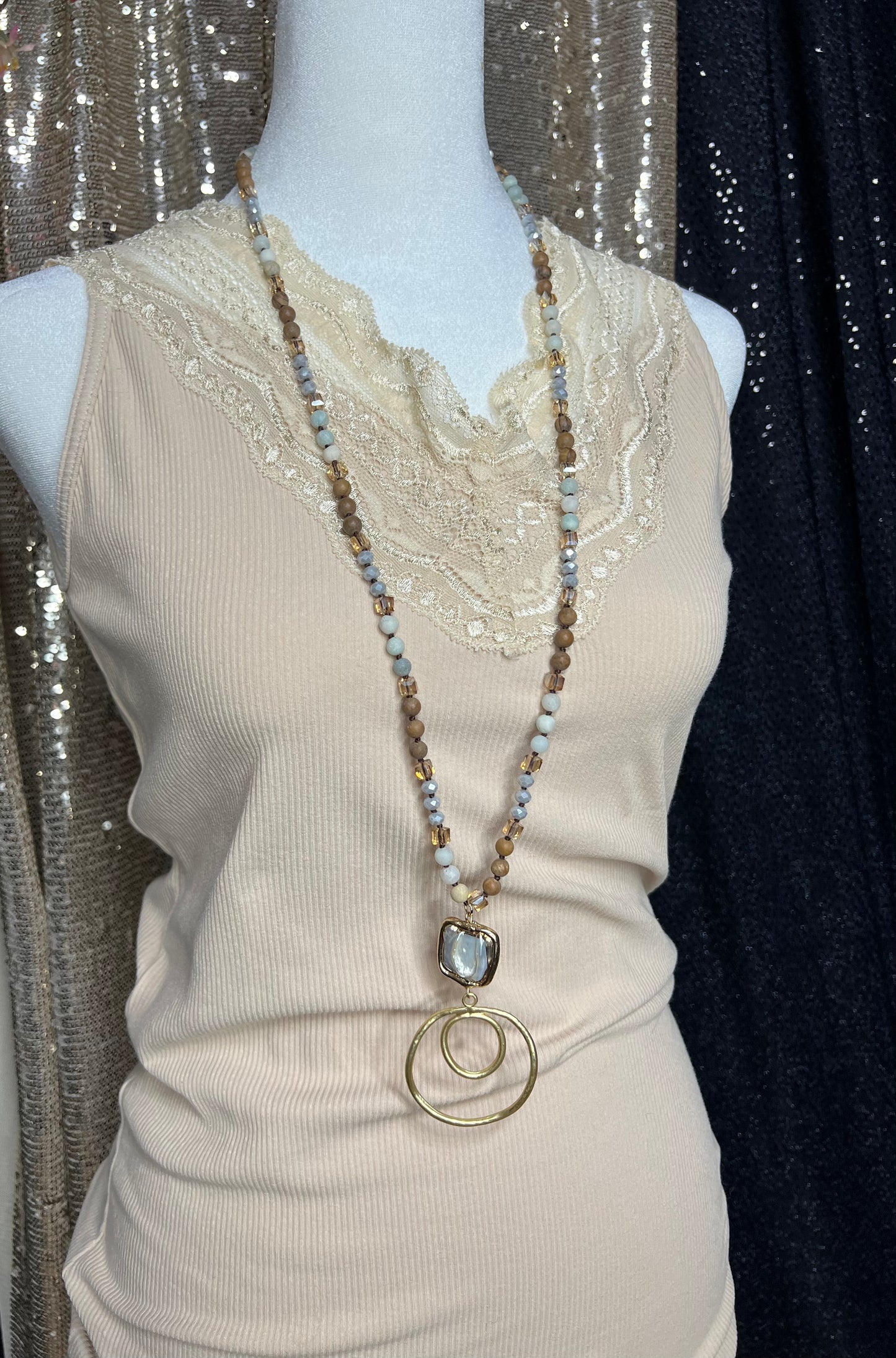 Naturally Beautiful Drop Necklace (IN STOCK)