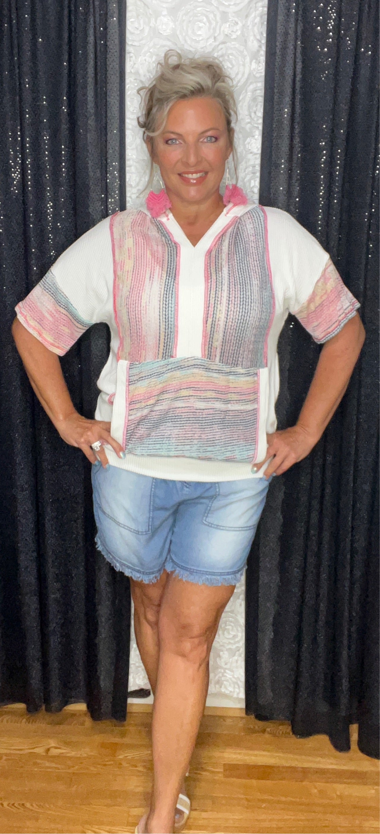Summer Fun Ribbed Top ( IN STOCK)