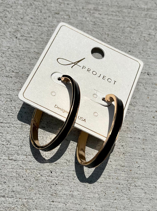 The Perfect Black Earrings (IN STOCK)