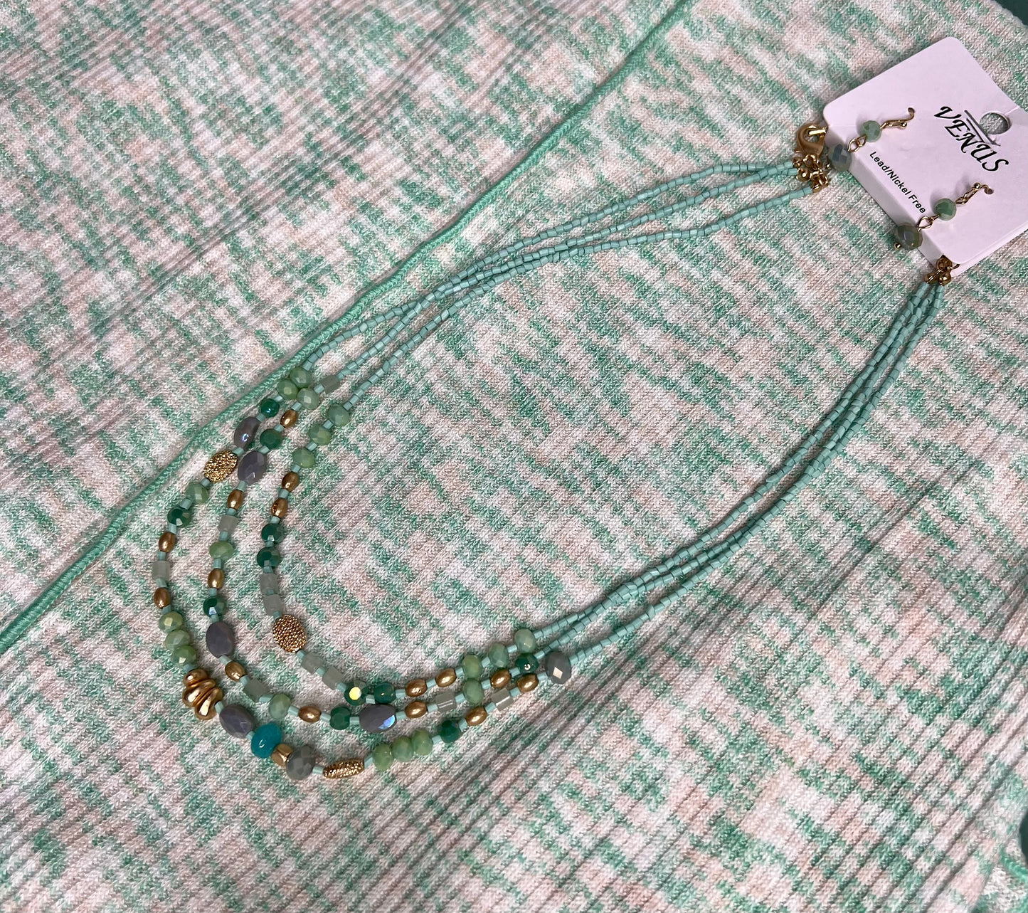 She's Trouble In Bubble Mint Top (IN STOCK)