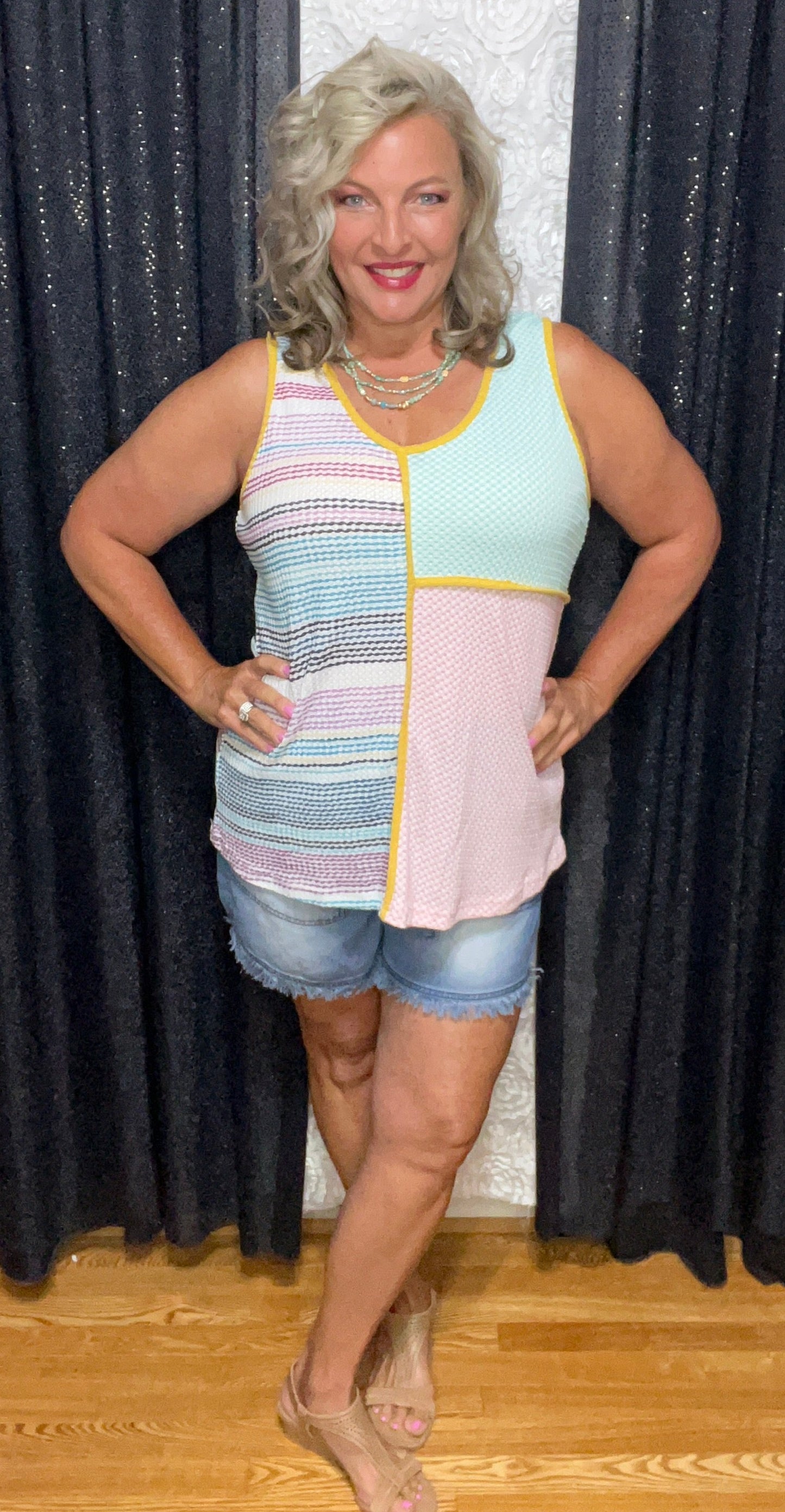 One Terrific Colorblock Tank (IN STOCK)
