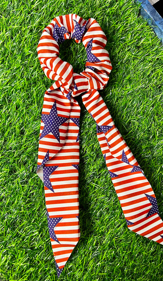 Stars and Stripes Ponytail Tie