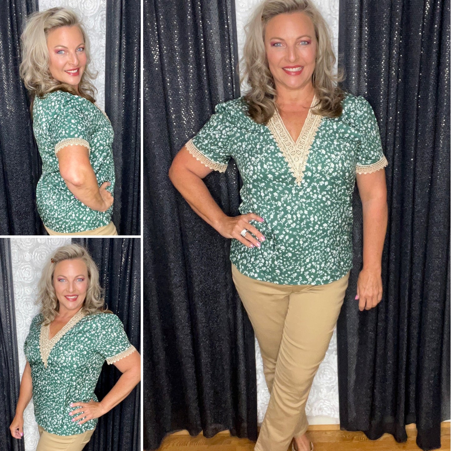 Gorgeous In Green Top (IN STOCK)