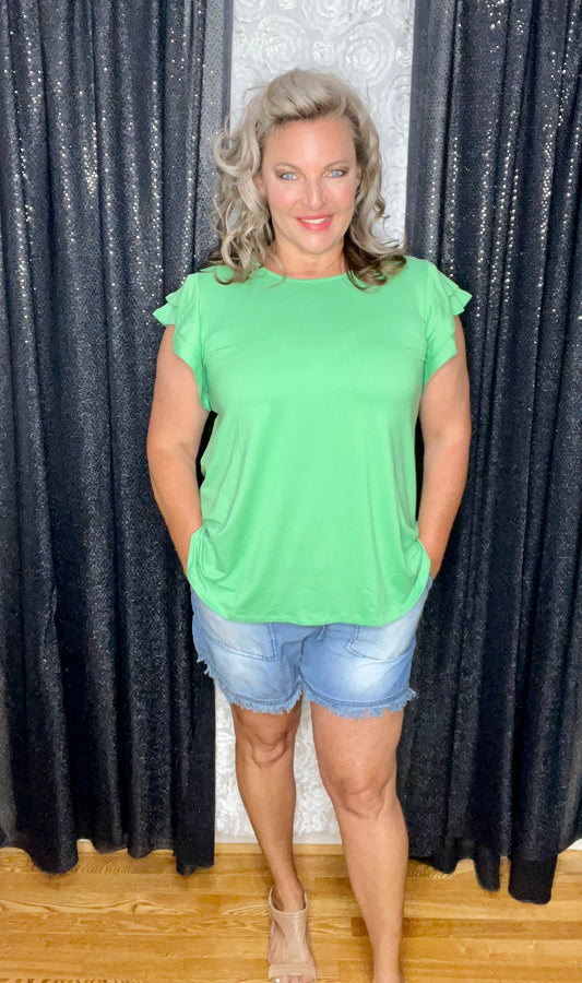 She's A Green Goddess Top (IN STOCK)