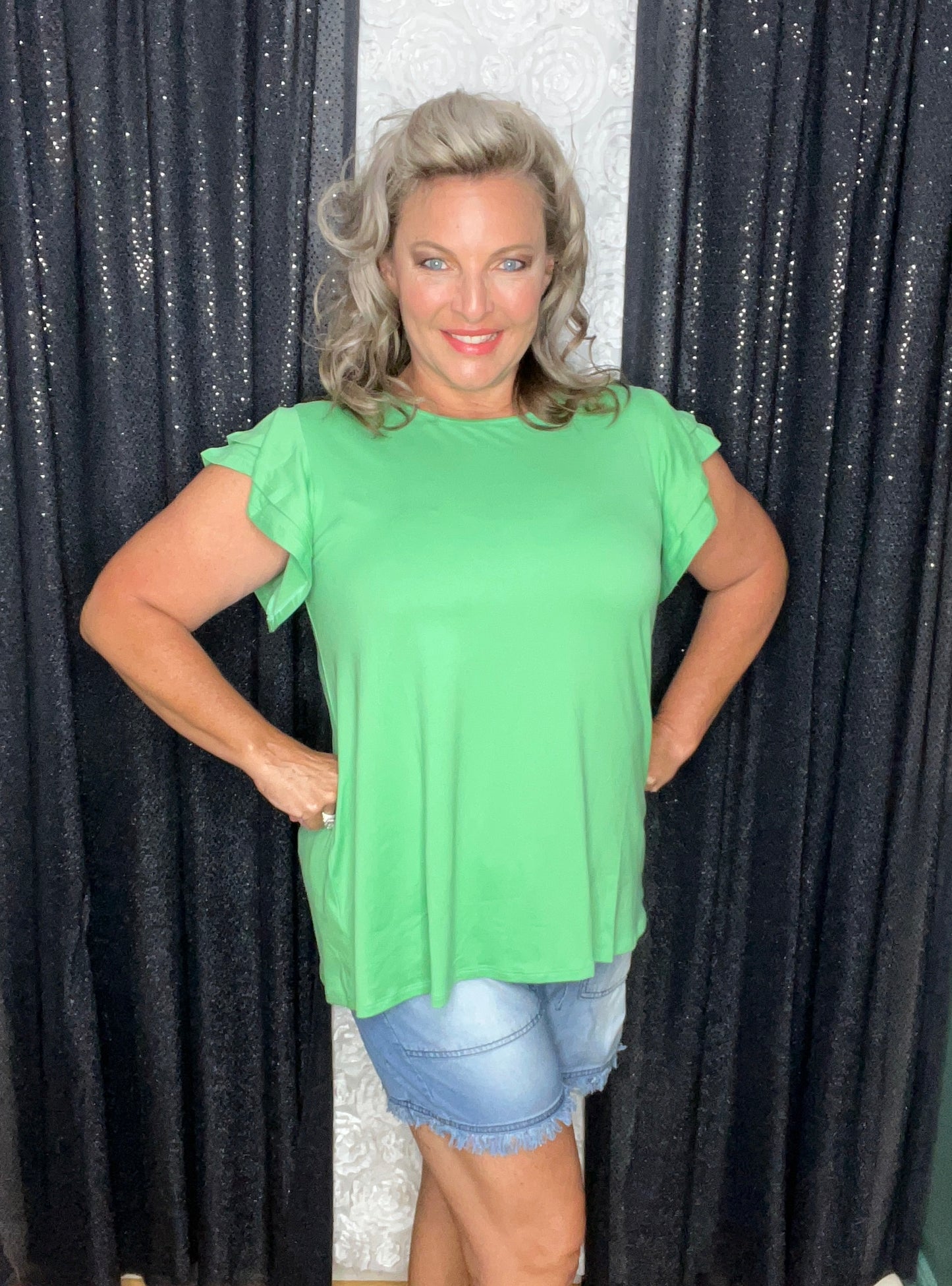 She's A Green Goddess Top (IN STOCK)