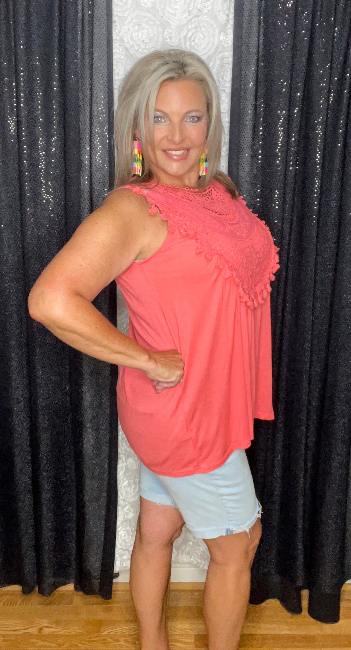 Love It In Lace Tank (IN STOCK)