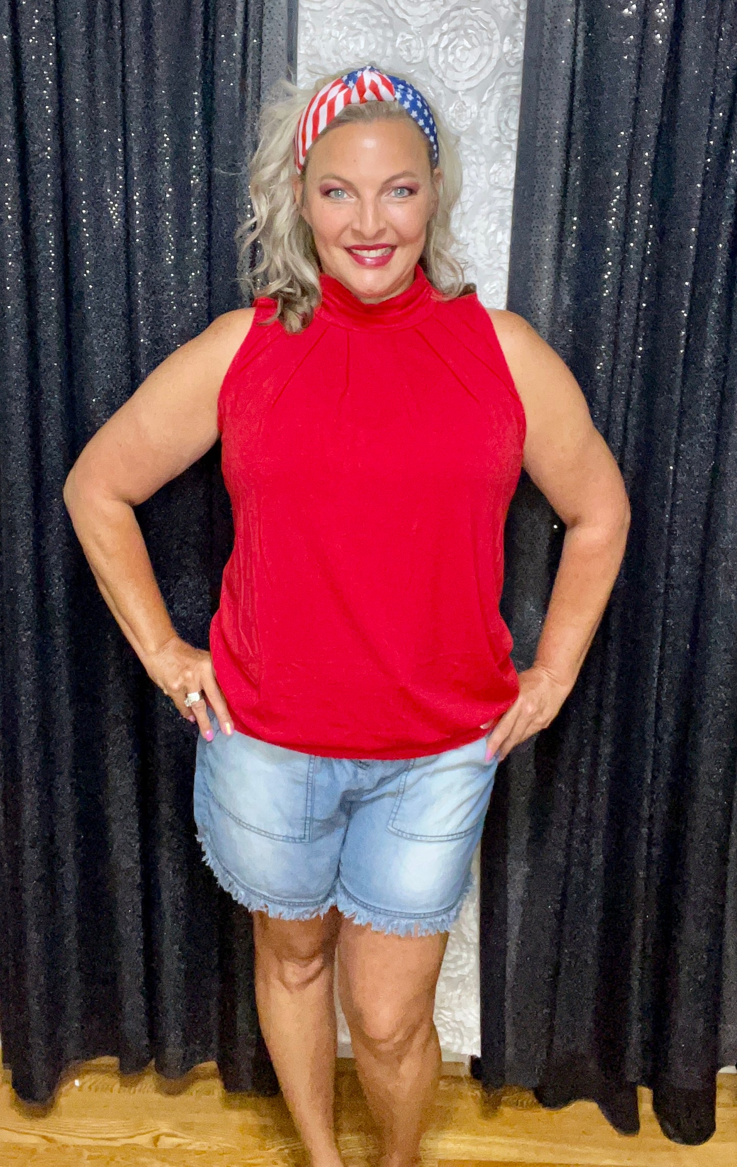 Paint The Town Red Top (IN STOCK)