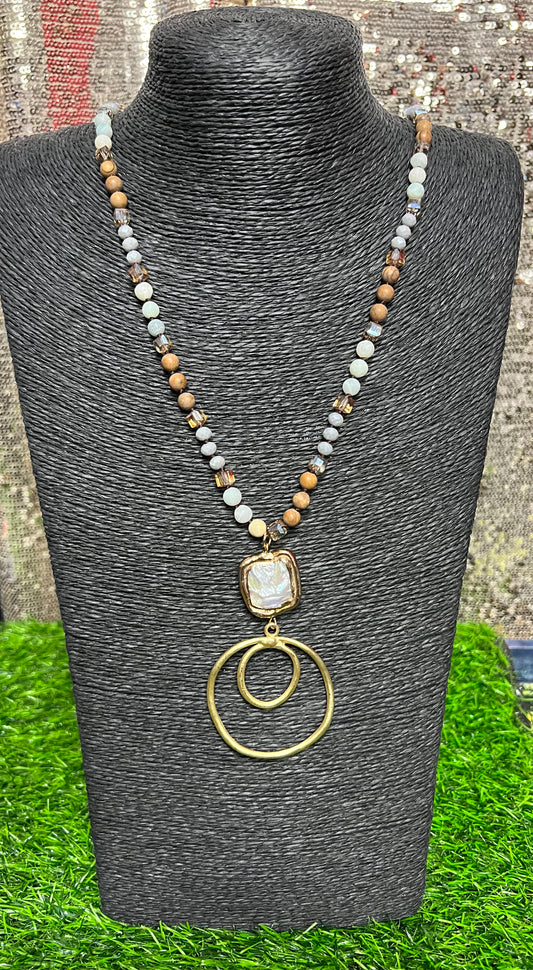 Naturally Beautiful Drop Necklace (IN STOCK)
