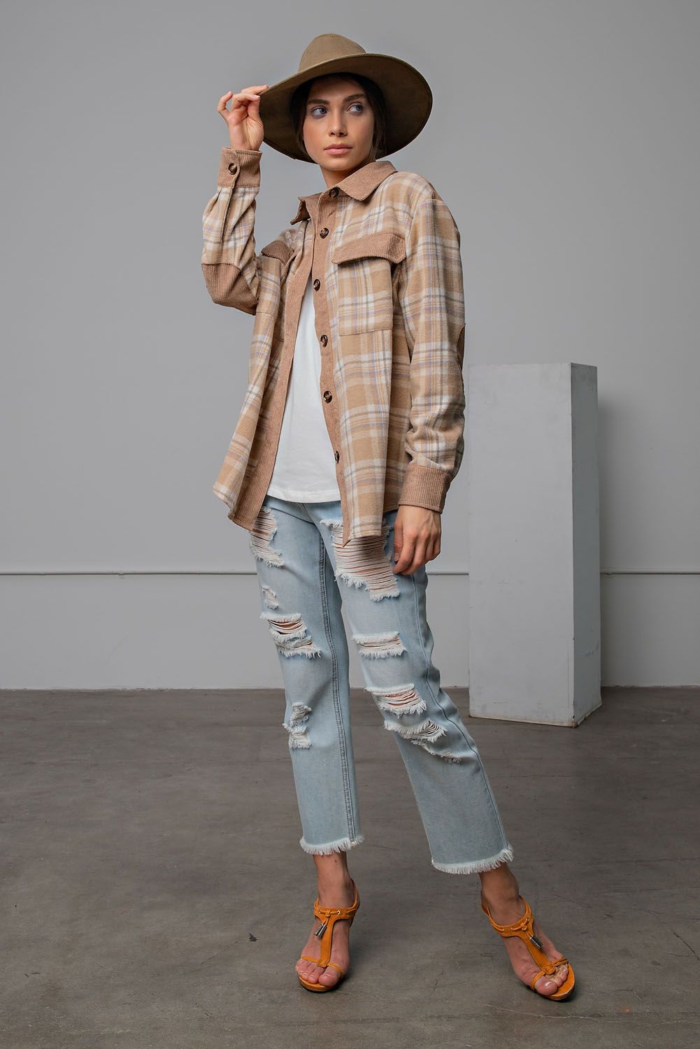 Woven Warm and Wow Shacket (IN STOCK)