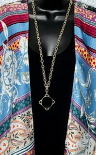 Midnight Medallion Necklace (IN STOCK)