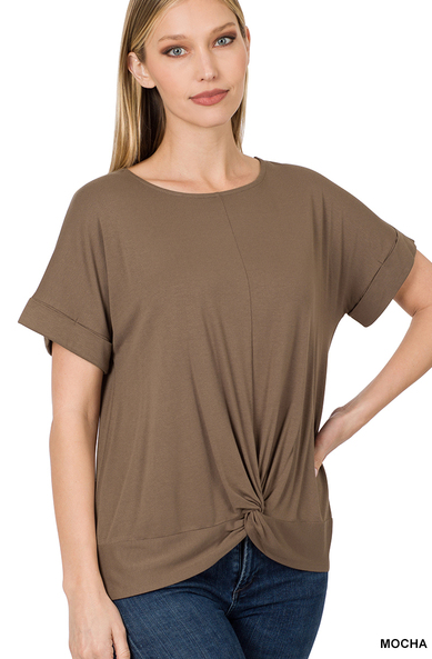 Color Pop Top - Mocha (IN STOCK)