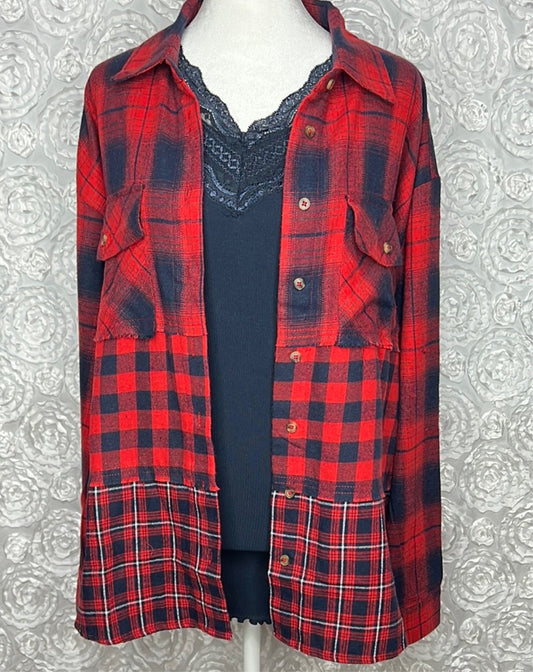 Perfect In Plaid Flannel Shirt (IN STOCK)