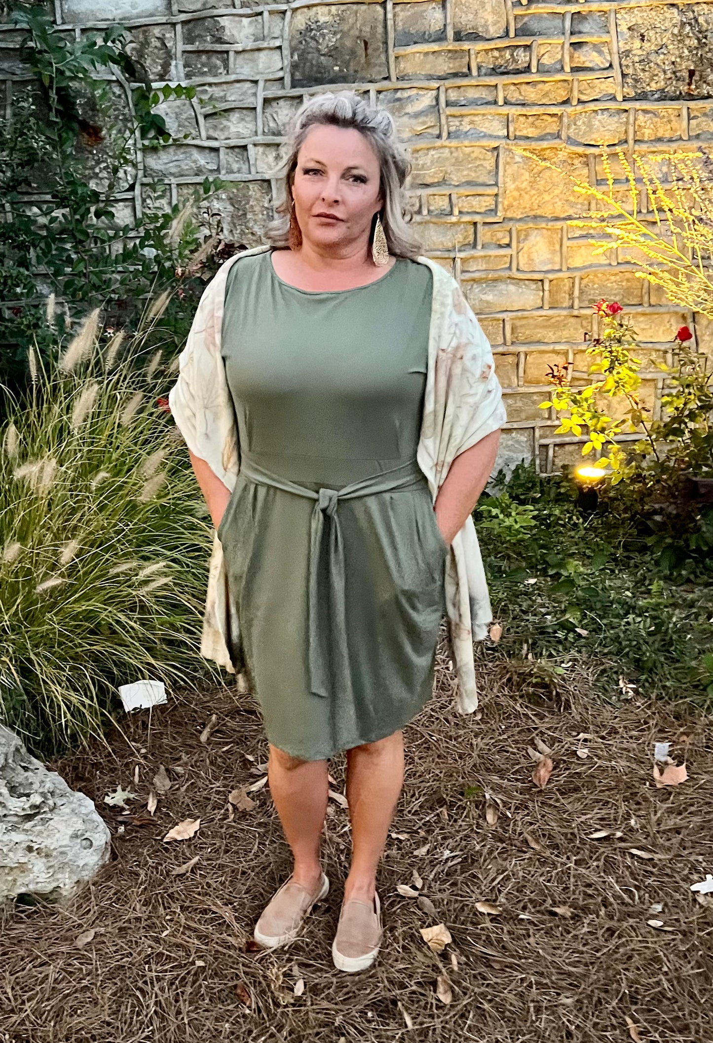 Oh O-live It T-shirt Dress (IN STOCK)