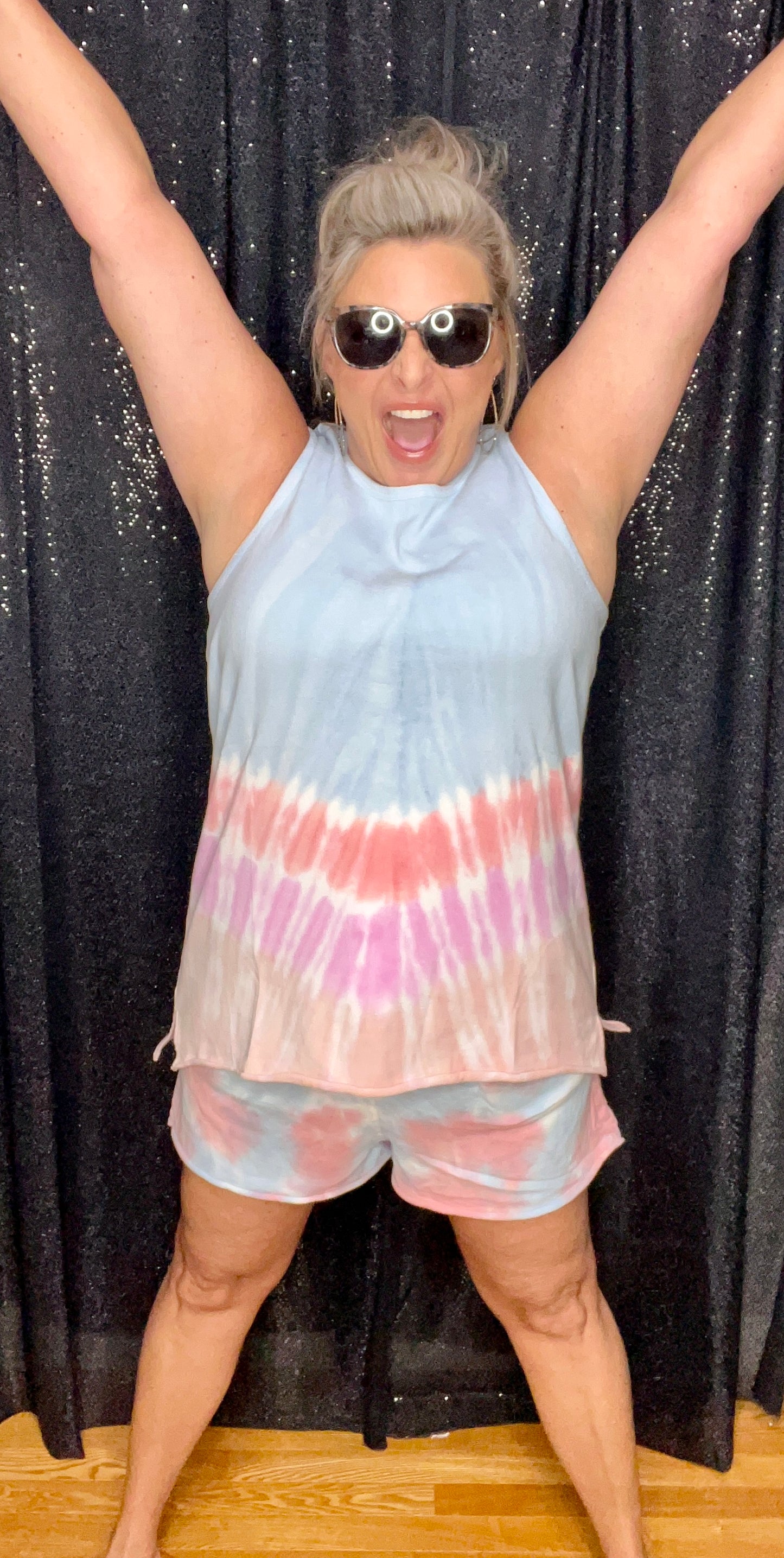 Tie Dye Beach Bound Short Set