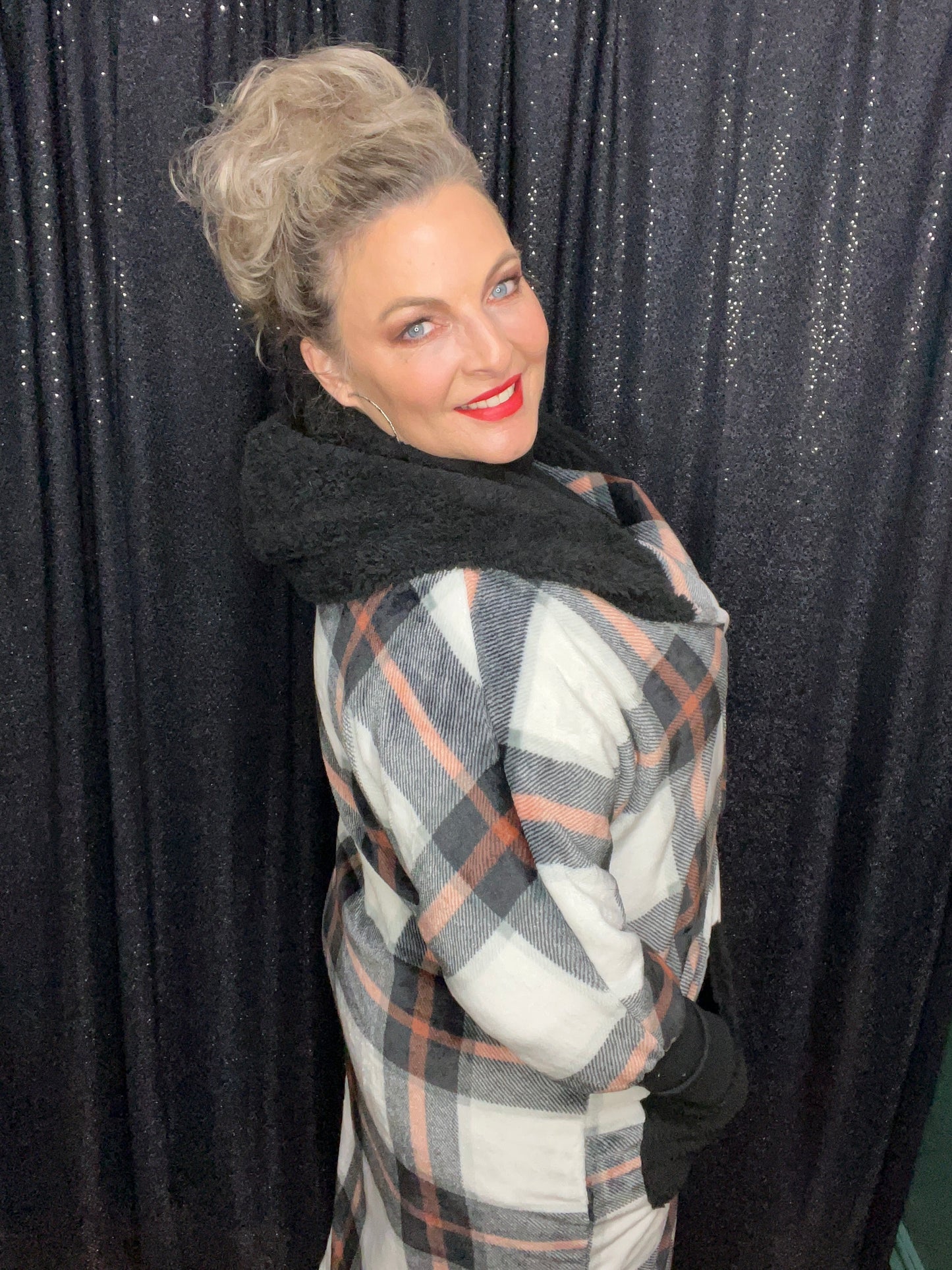 Plush, Plaid, and Perfect Jacket (IN STOCK)