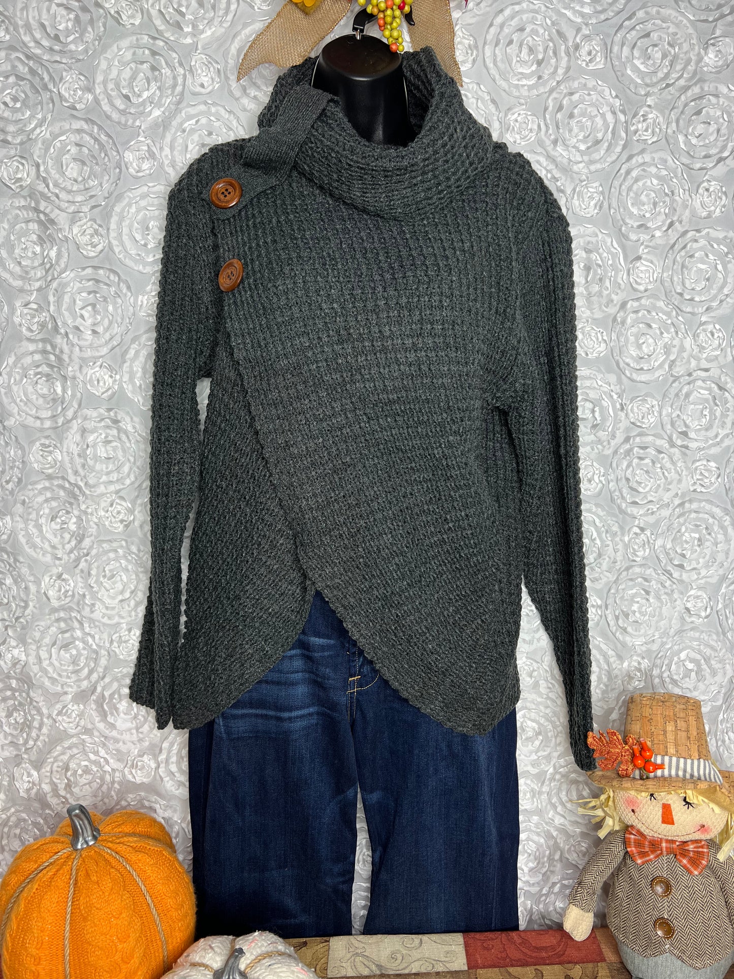 It's Sweater  Weatha in Charcoal Gray (IN STOCK)