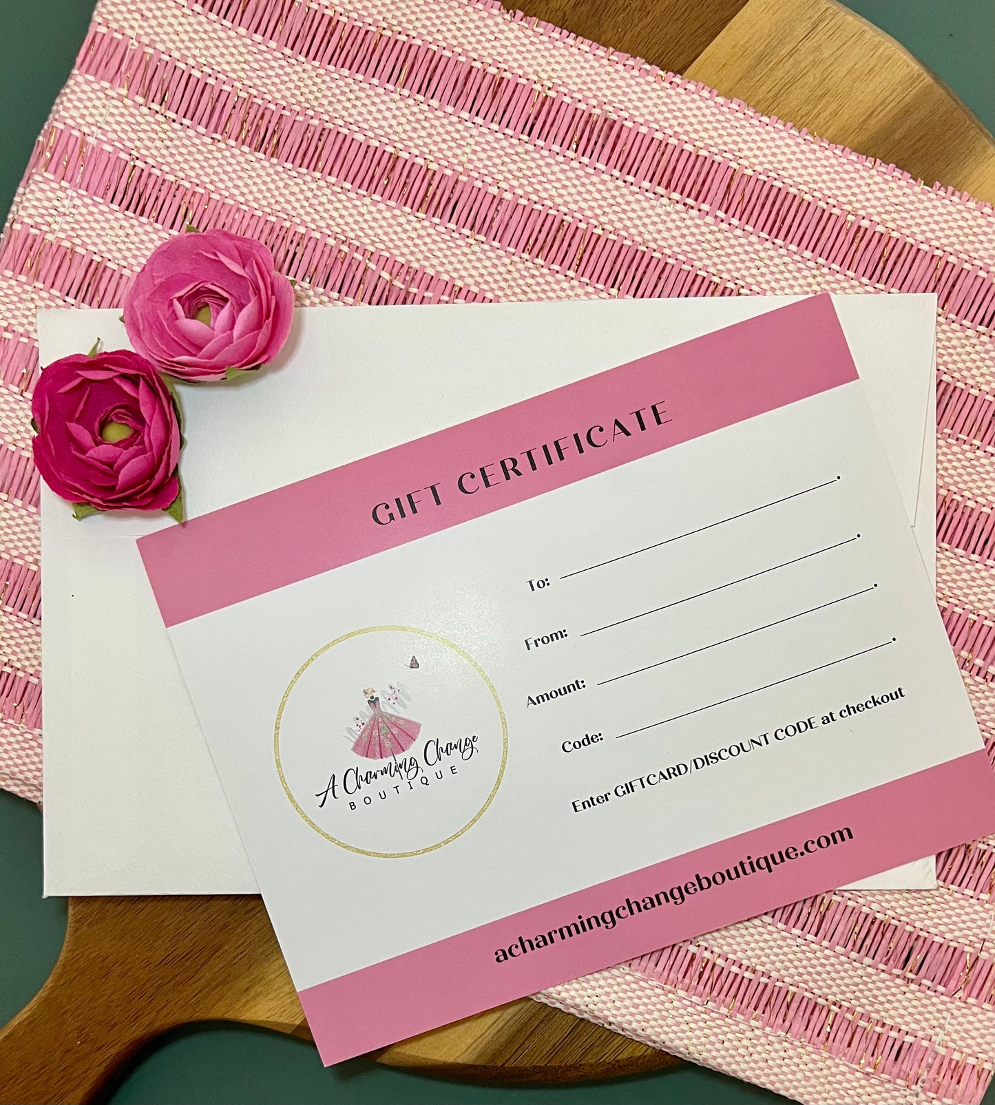 A Charming Little Gift Certificate