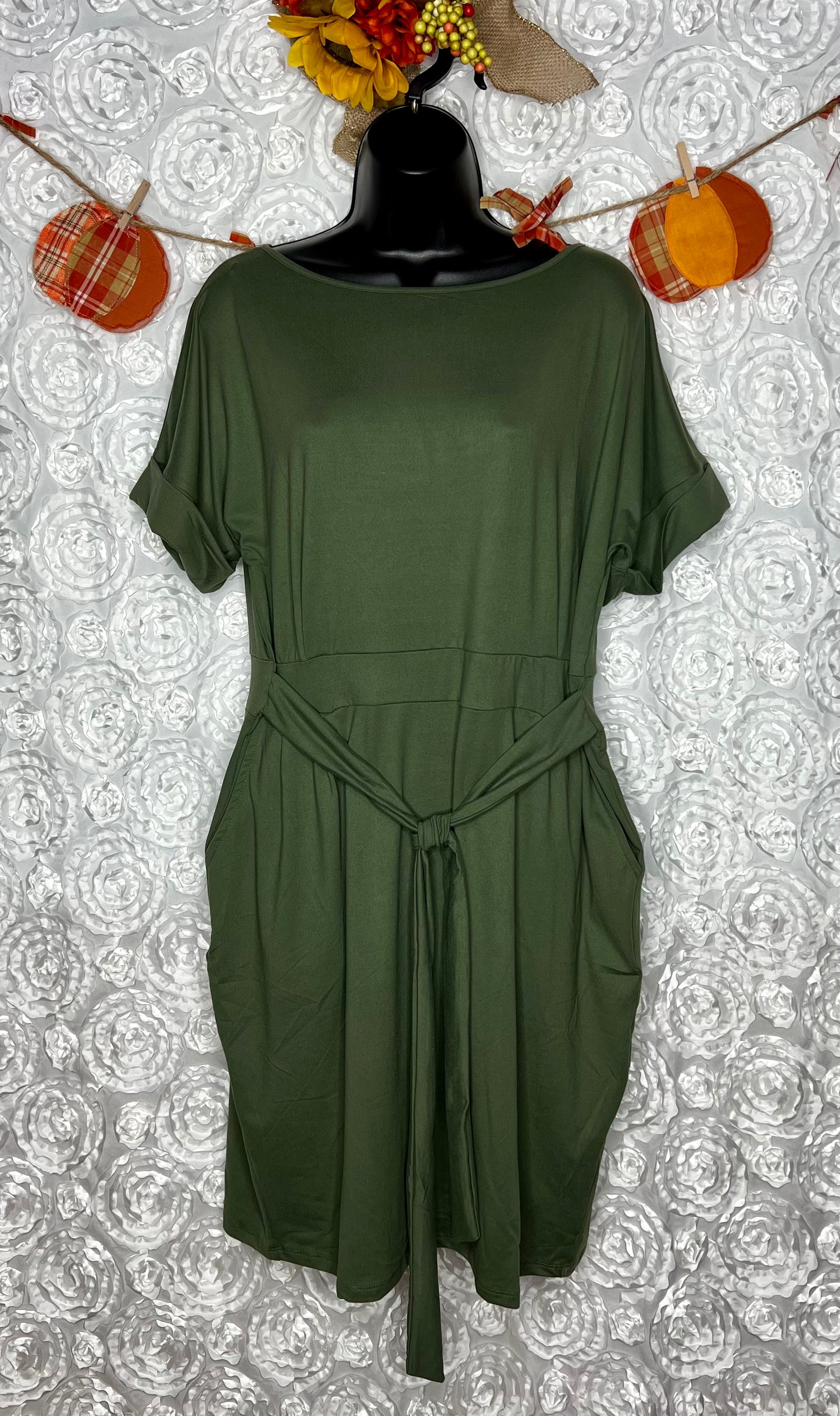 Oh O-live It T-shirt Dress (IN STOCK)