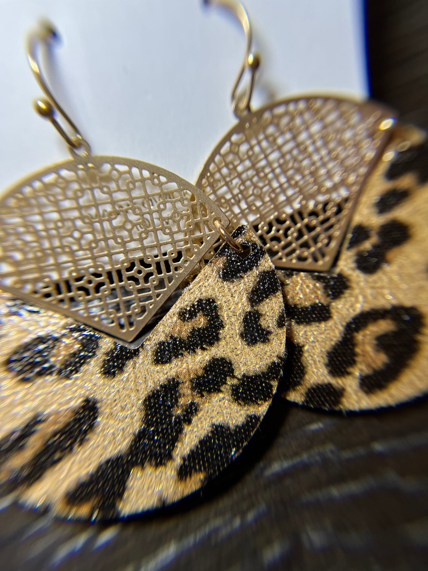 The Circle Of Loving Leopard Earrings (IN STOCK)