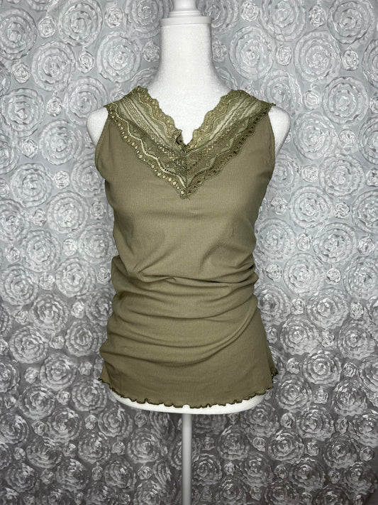 Easy To Layer Tank Sage Green (IN STOCK)