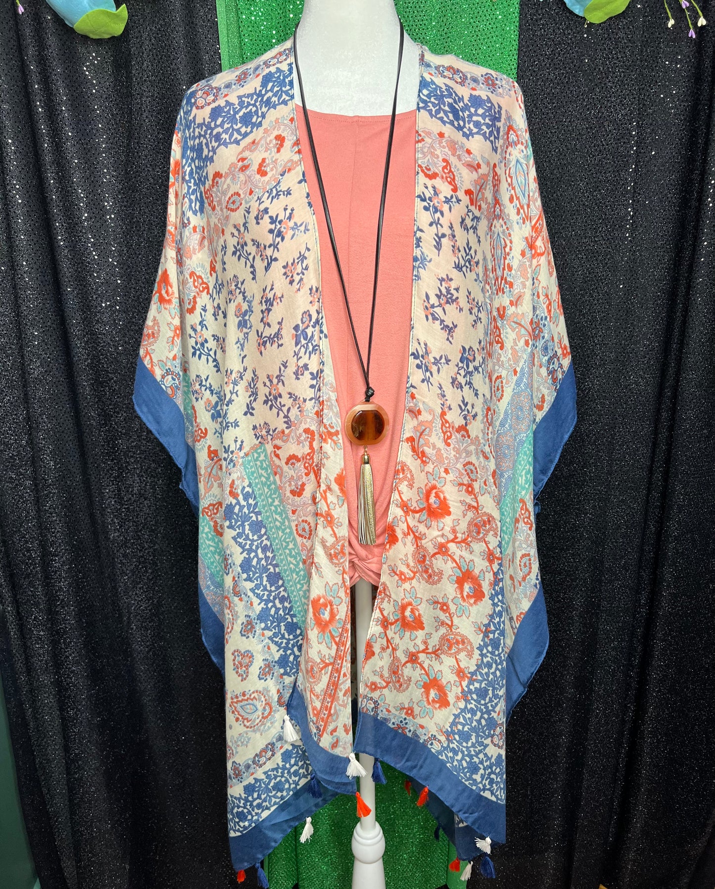 Paisley On the Go-Go Kimono (IN STOCK)