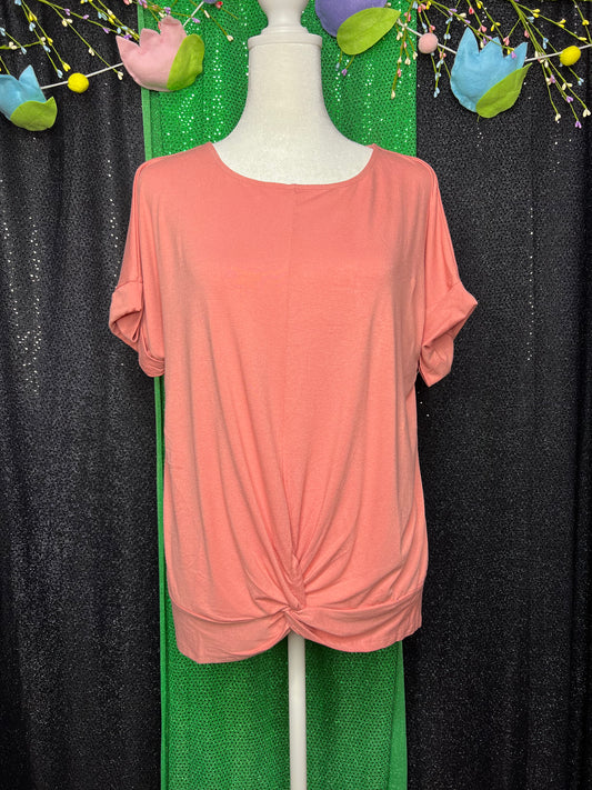 Color Pop Top - Ash Rose (IN STOCK)