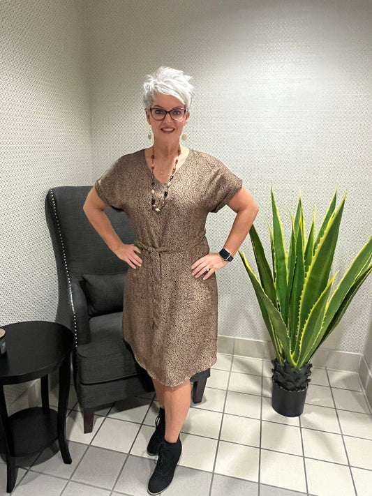 Love It in Leopard Dress (IN STOCK)
