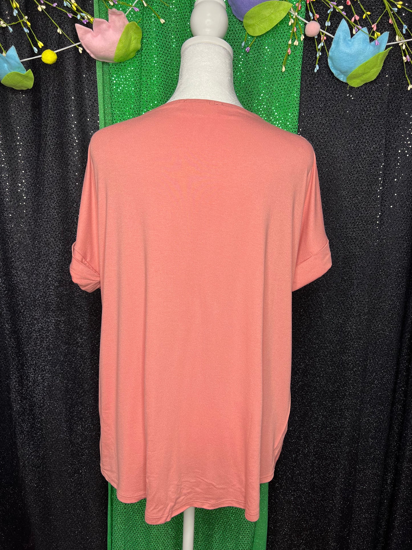 Color Pop Top - Ash Rose (IN STOCK)