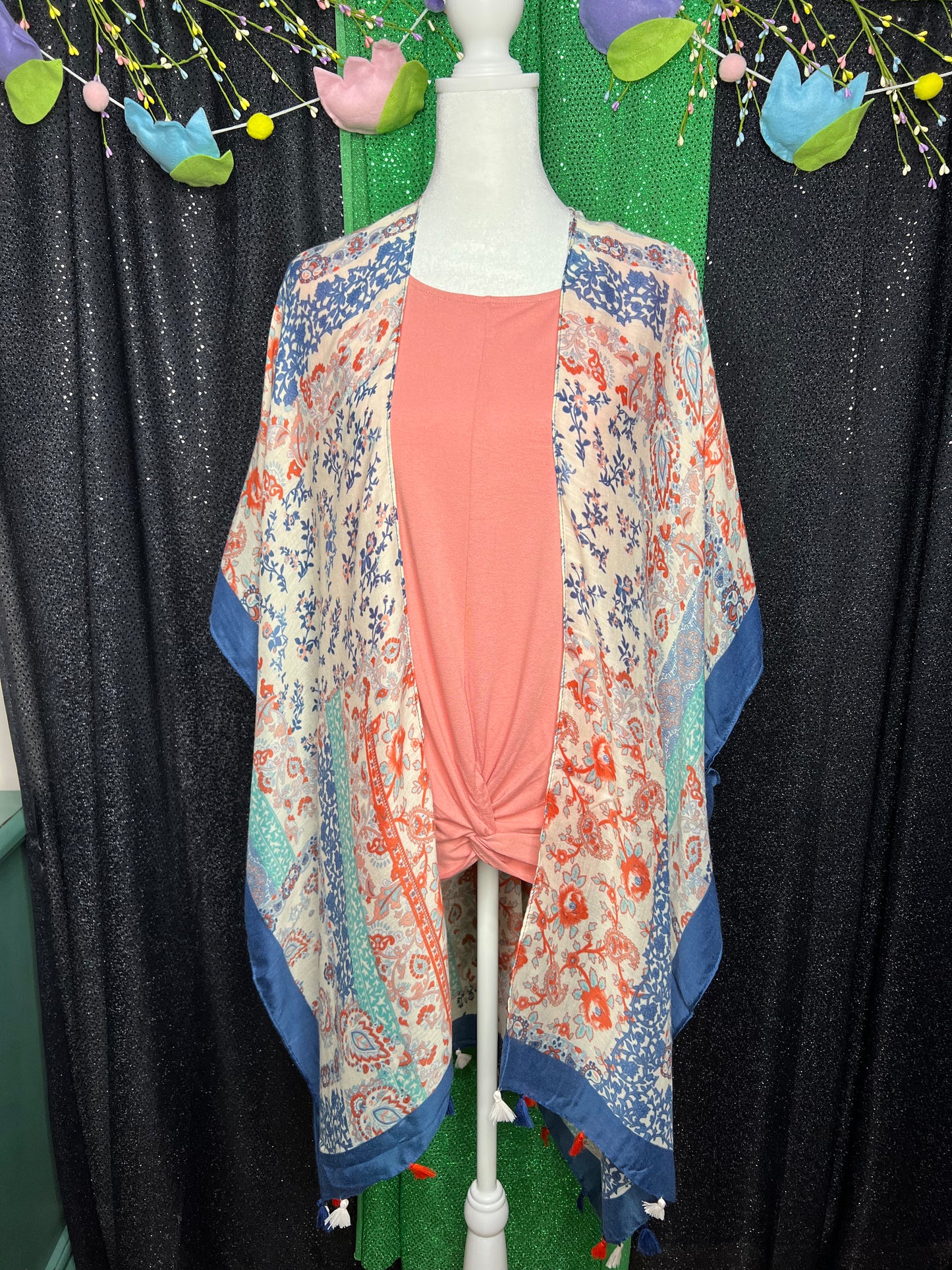 Paisley On the Go-Go Kimono (IN STOCK)