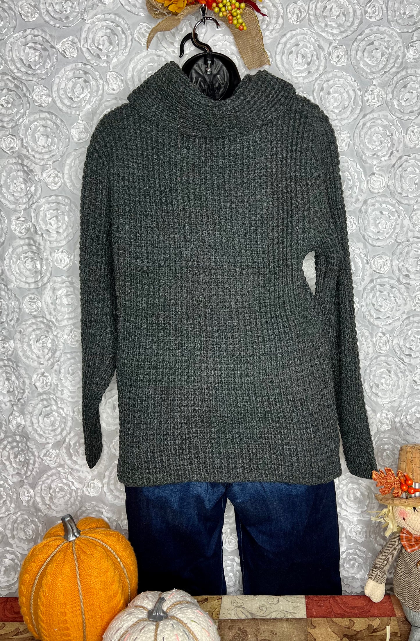 It's Sweater  Weatha in Charcoal Gray (IN STOCK)