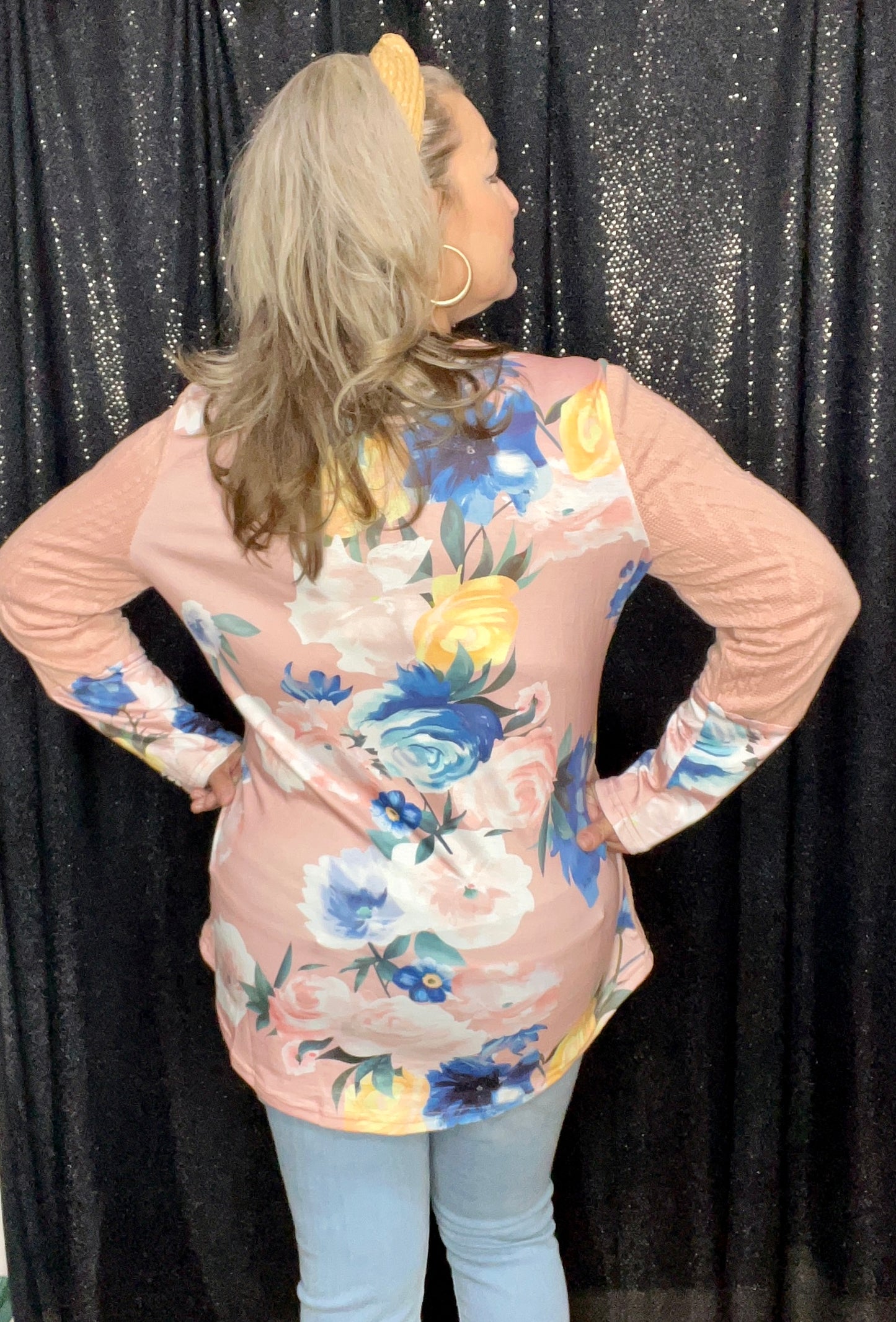 Knock Out Floral Knit Top (IN STOCK)