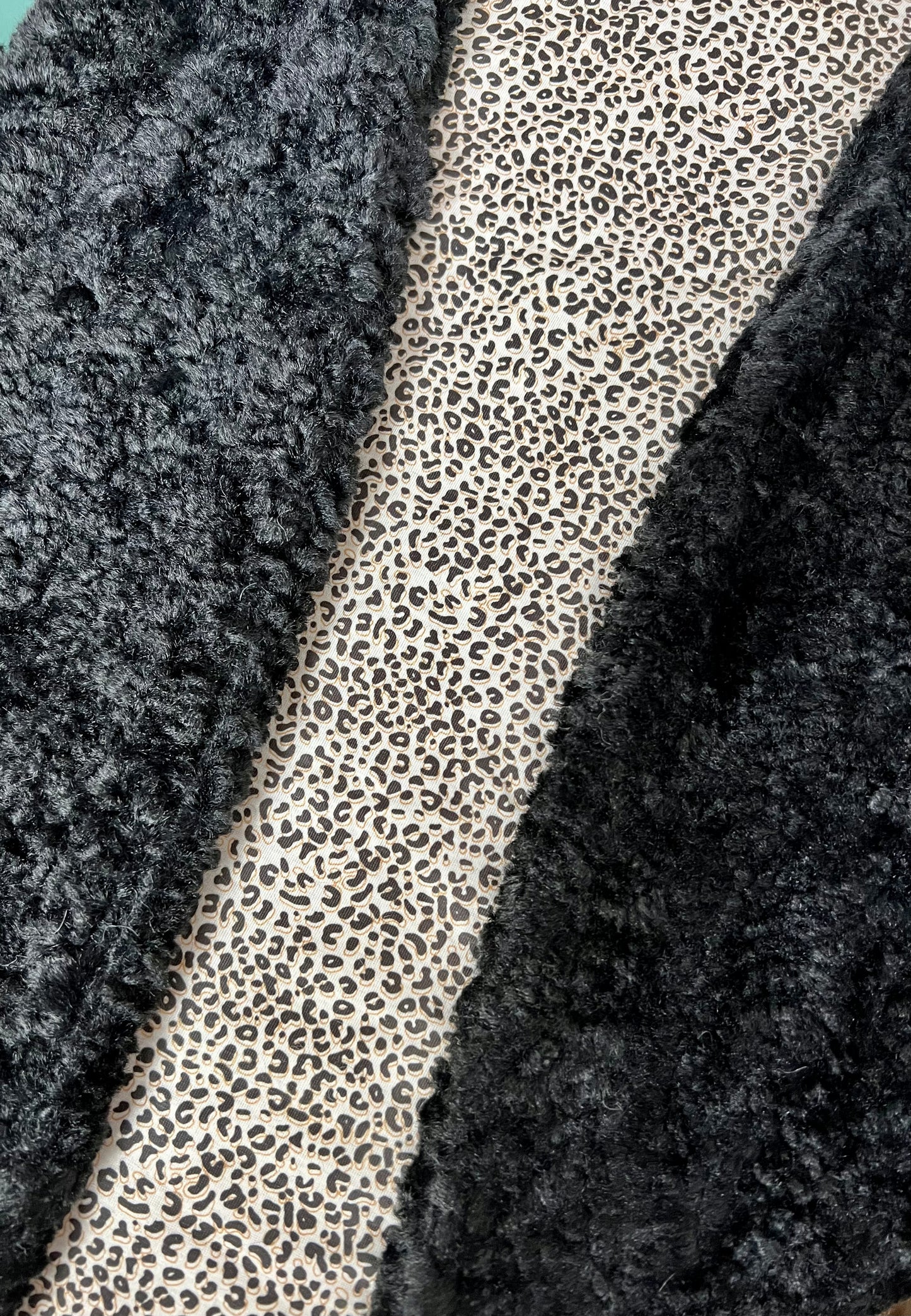 Sure Is Sherpa Black Vest (IN STOCK)